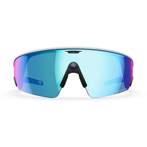 Vista 3 de Oakley Meta Vanguard with Meta AI, Audio, Photo, Video Compatibility - White, Prizm™ Sapphire
