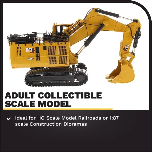 Vista 3 de Pala hidráulica para minería Caterpillar 6060 1:87 Diecast Masters - 85651 - Serie High Line