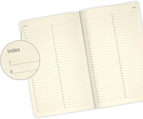 Vista 7 de Diario de escritura exclusivo para mujeres y hombres - Hecho a mano en Italia con papel marfil - Cuaderno de viaje en blanco para notas diarias