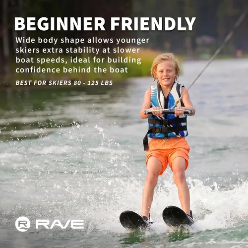 Vista 7 de RAVE Sports Jr. Shredder - Esquís acuáticos juveniles