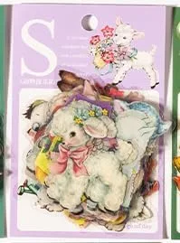 Vista 3 de Pegatinas de PET para álbum de recortes, lindo Mianyang estético papel diario, planificador de papel basura, suministros decorativos, 40