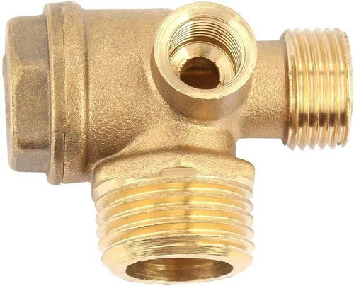 Vista 5 de Válvula de retención del compresor de aire, herramienta roscada masculina del conector del tubo de la válvula de retención del compresor de aire
