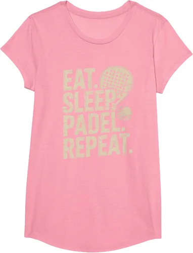 Vista 102 de Camiseta Eat Sleep Padel Repeat Padel Jugador de Tenis