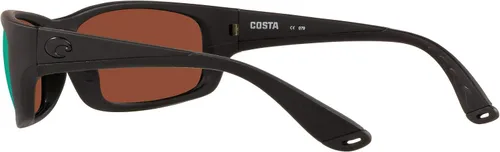 Vista 5 de Costa Del Mar Gafas de sol rectangulares Jose para hombre Marco negroámbar 580p