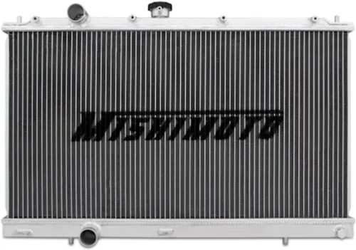 Vista 2 de Mishimoto MMRAD-EVO-456 Radiador de aluminio de alto rendimiento compatible con Mitsubishi Lancer Evo 4/5/6 1996-2000
