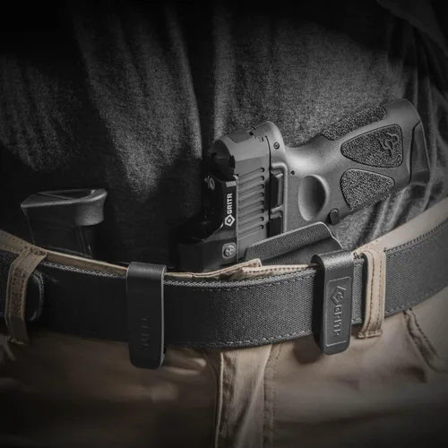 Vista 5 de GRITR IWB Appendix Carry Kydex Right/Left Hand Gun Holster Compatible with Taurus G2c/G2s/G3c/G3x w/Magazine Holder, Optic Cut, Open Bottom
