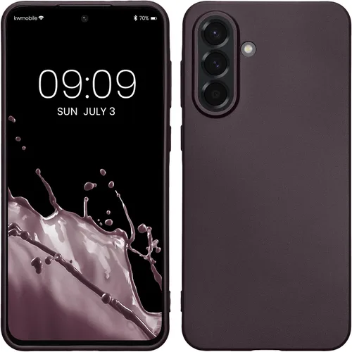 Vista 228 de kwmobile Funda compatible con Samsung Galaxy A12 - Funda protectora de silicona TPU suave y delgada - Azul Báltico