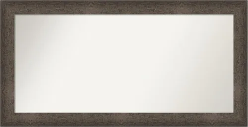 Vista 7 de Amanti Art Espejo de pared personalizado no biselado (25 x 25 pulgadas), marco de bronce acentuado, varios tamaños personalizados, espejo de baño