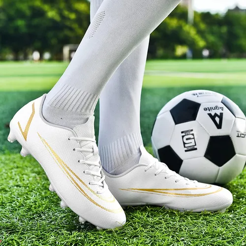 Vista 6 de Zapatos de fútbol para hombre, zapatos de fútbol de suelo firme, zapatos de fútbol profesionales de caña baja, zapatos de fútbol para interiores