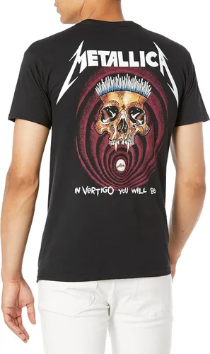 Vista 2 de Metallica - Camiseta de paja corta para hombre, color carbón