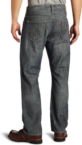 Vista 2 de Levi's Jeans 569 - Pantalones sueltos y rectos para hombre (elásticos)
