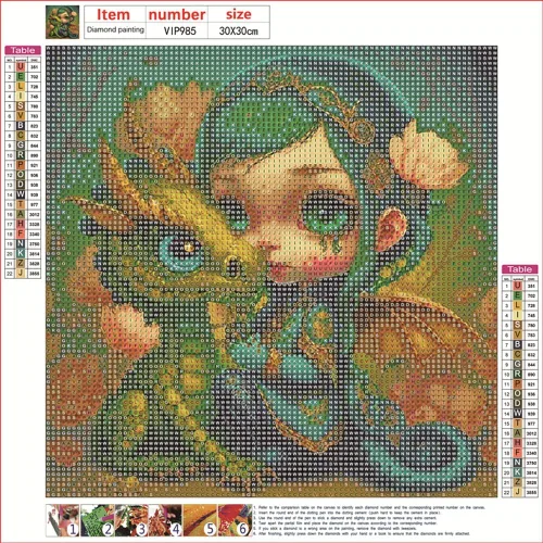 Vista 2 de MMAHD Kits de pintura de diamantes para adultos, arte de diamantes de anime redondo 5D para bricolaje, perfecto para relajación y decoración