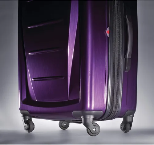 Vista 63 de Samsonite Winfield 2 Equipaje rígido con ruedas giratorias, Azul profundo, Juego de 3 piezas (20/24/28)