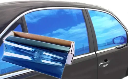 Vista 18 de Película reflectante para tintado de ventana de automóvil, espejo unidireccional, protector de vidrio, bloqueo solar, control de calor anti UV