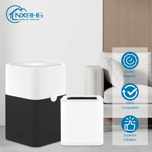 Vista 2 de 211+ Filtro de repuesto compatible con Blueair Blue Pure 211+ Air Puri-Fier, filtración 2 en 1 de partículas de polvo, caspa de mascotas y filtro