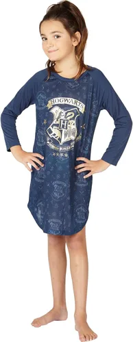 Vista 3 de Harry Potter Hermione Hogwarts Logo Ravenclaw House Crest Raglan Sleepshirt Pijama Camisón