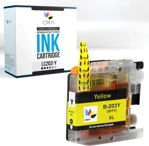 Vista 8 de LC203 - Cartucho de tinta de repuesto negro para Brother DCP-J4120DW, MFC-J4320DW, J4420DW, J460DW, J4620DW, J4625DW, J480DW, J485DW, J5320DW