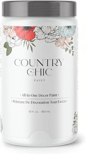 Vista 135 de Country Chic - Pintura a la tiza todo en uno para muebles y armarios, ecológica, acabado mate, con primer y sellador, para madera y metal, Alchemist