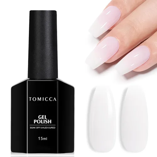 Vista 24 de TOMICCA Esmalte de uñas de gel marrón café, 0.5 onzas líquidas, esmalte de uñas de secado con LED UV para arte de uñas, manicura en casa, otoño e
