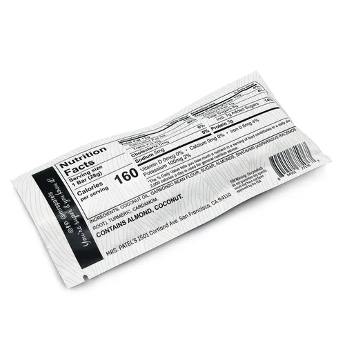Vista 4 de Mrs. Patel's Barras de proteínas veganas a base de plantas, 6 unidades, sabor original