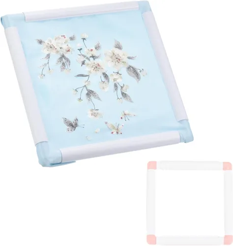 Vista 11 de PATIKIL Aros de bordado, marco universal de aro para bordar, reutilizable, cuadrado, rectangular, de plástico, para manualidades, costura