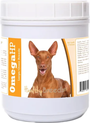 Vista 176 de Healthy Breeds Affenpinscher Omega HP - Masticables suaves para piel y pelaje, 60
