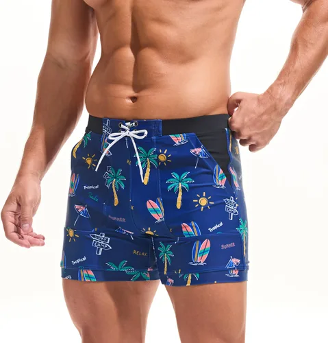 Vista 57 de Taddlee Traje de baño de los hombres Básico Largo de Natación de Surf Camo Shorts