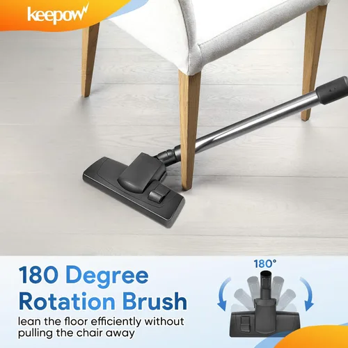 Vista 5 de KEEPOW 285-3 Accesorios de vacío Cabezal de cepillo compatible con Miele Compact Canister C1 Combination, cepillo clásico liso para piso