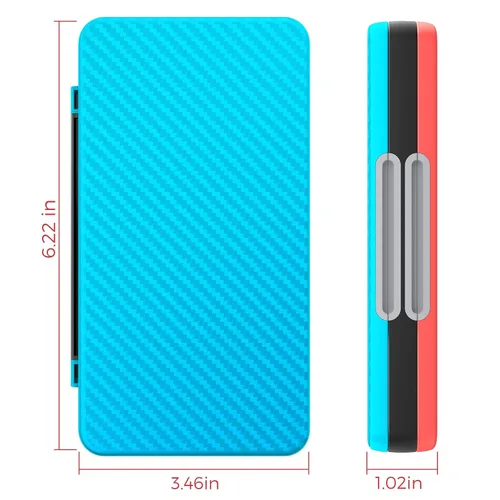 Vista 5 de HEIYING Game Card Case for Nintendo Switch&Switch OLED,Customized Pattern Switch Lite Game Card Case with 48 Game Card Slots and 24 Micro SD Card