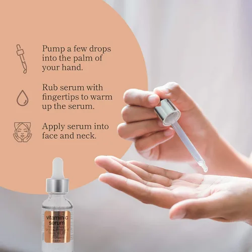 Vista 5 de Suero de vitamina C, productos para el cuidado de la piel, suero facial hidratante, suero hidratante facial nutritivo, productos esenciales