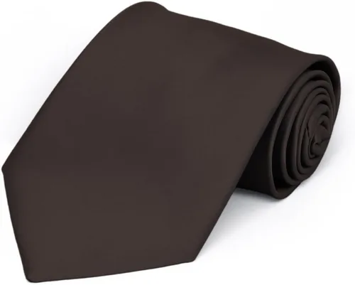 Vista 49 de tiemart Corbata de color sólido prémium Negro