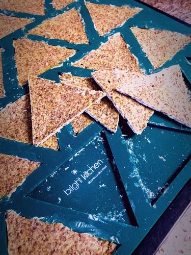 Vista 4 de Cracker Chip - Hoja deshidratadora de silicona con bordes, no tóxica para deshidratadores redondos Nesco, molde de labios, retiene líquidos de masa