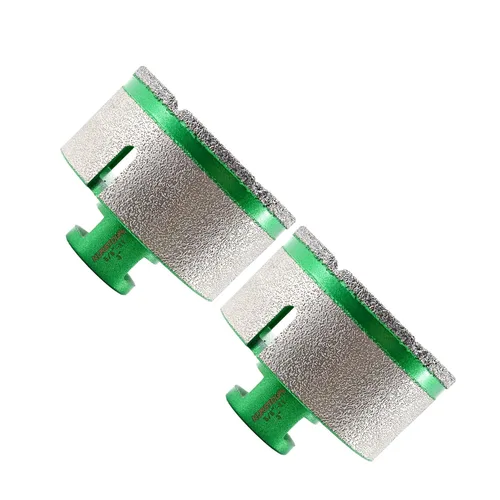 Vista 14 de Broca de núcleo de diamante – Broca de fresado de dedo de diamante de diámetro 1-3/8 pulgadas X5/8-11 rosca para agrandar dar forma bisel redondo