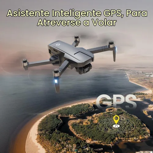 Vista 4 de Holy Stone HS720R - Drones GPS con cámara para adultos con cardán de 3 ejes 4K EIS; dron FPV RC, cuadricóptero plegable con rango de control