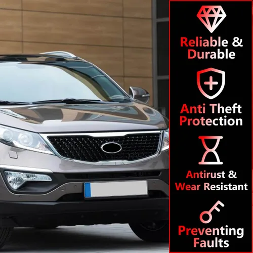 Vista 5 de Cilindro de bloqueo de encendido con llave, compatible con Kia Sportage 2011-2016 Reemplazo automotriz interruptor de encendido cilindro de bloqueo