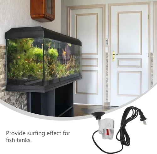 Vista 5 de Happyyami Wave Pump for Aquariums Electric Circulation Fish Tank Accessory US Plug Quiet Energy Efficient Aquarium Wave Maker Suitable for