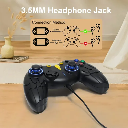 Vista 5 de STOGA Switch Controller-Cute Eagle Animal Pro Gamepad for Nintendo SwitchLiteOLED Bluetooth Switch Controller,Wireless Controller with Wake