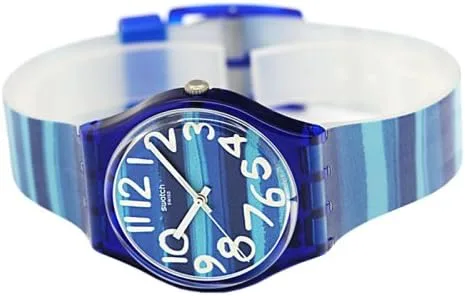 Vista 3 de Swatch GN237 Reloj de plástico azul unisex