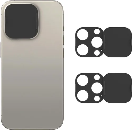 Vista 8 de Funda para lente de cámara de teléfono compatible con iPhone 11, protector de lente de cámara para proteger la privacidad y la seguridad, adhesivo