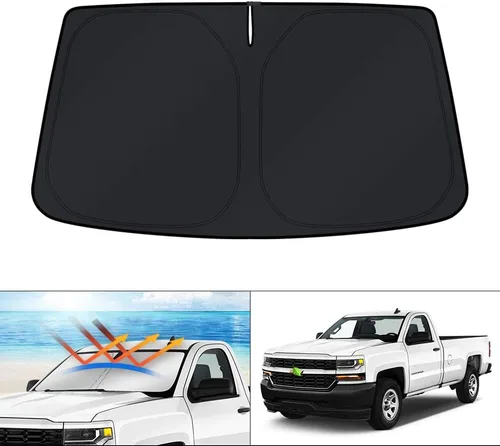 Vista 183 de KUST Parasol para parabrisas para BMW X1 F48 2016, 2017, 2018, 2019, 2020, 2021, 2022, accesorios de ajuste personalizado, parasol plegable