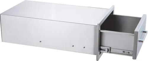 Vista 4 de Cajones de cocina para exteriores, acero inoxidable, 14 pulgadas de ancho x 8-1/2 pulgadas de alto x 23 pulgadas de profundidad, montaje empotrado