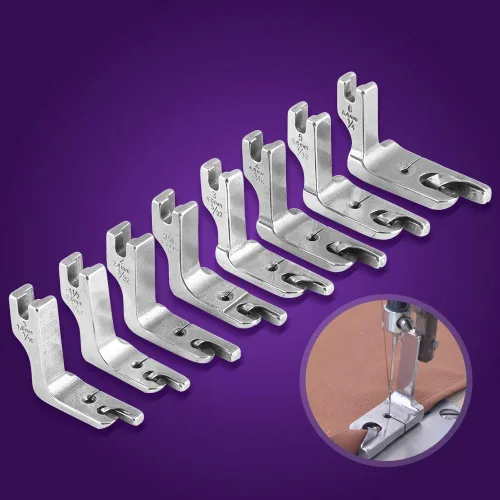 Vista 8 de Hilitand Máquina de coser de cama gruesa de una sola aguja industrial universal con dobladillo enrollado para la mayoría de máquinas de coser