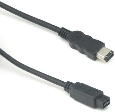 Vista 2 de RiteAV - Cable Firewire de 6 pines a 9 pines, 6 pies.