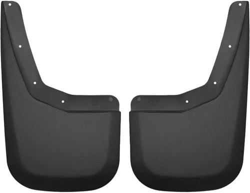 Vista 10 de Husky Liners - Protectores de barro delanteros y traseros Chevrolet Silverado 1500 2007-2013, Chevrolet Silverado 2500/3500 2007-2014 con ruedas