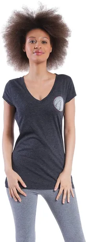 Vista 58 de Ultra Game Camiseta de mujer NBA Oficial con cuello en V y strass de manga corta