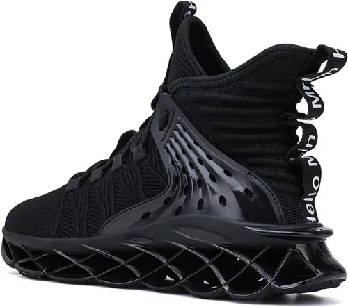 Vista 7 de DUDHUH Zapatos deportivos cómodos para correr para hombre, cómodos, atléticos, para caminar y caminar, a la moda, tenis