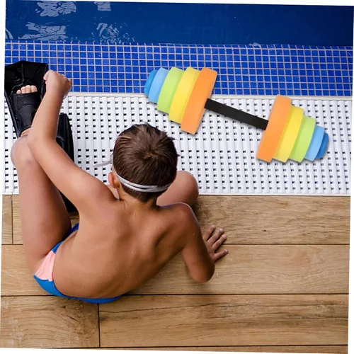 Vista 7 de KICHOUSE Adjustable Eva Foam Dumbbell for Boy Girl Lightweight Water Aerobics Exercise Equipment for Boy Girl for Kindergarten Fitness Activities