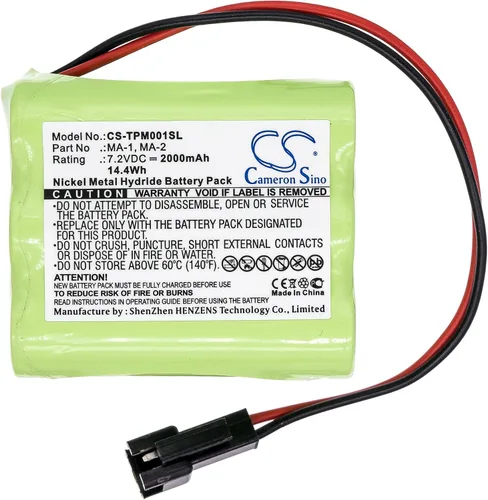 Vista 3 de Cameron Sino - Batería para Tivoli iPAL MA-1, iPad MA-2, iPAL MA-3, PAL MA-1, PAL MA-2, PAL MA-3, PAL+ PN: Tivoli MA-1, MA-2, MA-3 2000mAh / 14.40Wh