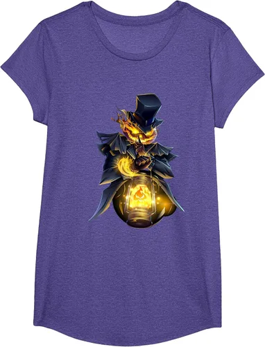 Vista 23 de Halloween Pumpkin Scary Jack O Lantern Boy Girl Men Women T-Shirt Negro
