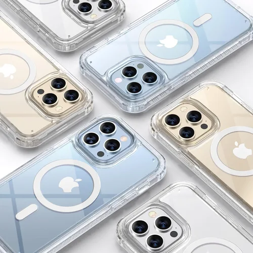Vista 962 de DIACLARA - Funda transparente compatible con iPhone XR 6.1 pulgadas 2018